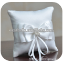 Chic Fancy Double Soft Lace con cintas de arco Wedding Pillow